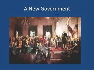 a new government