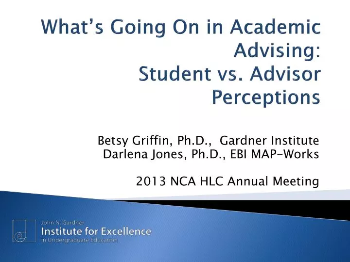 what s going on in academic advising student vs advisor perceptions