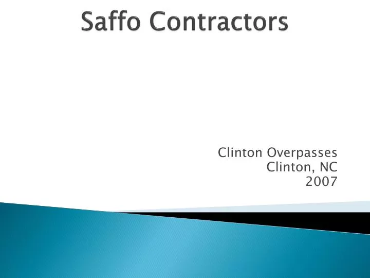 saffo contractors