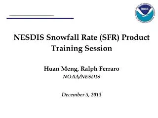 AMSU/MHS Snowfall Rate Product