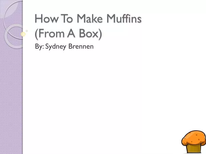 how to make muffins from a box