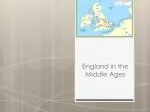 England in the Middle Ages - slide 1