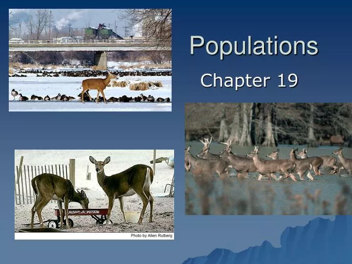 populations