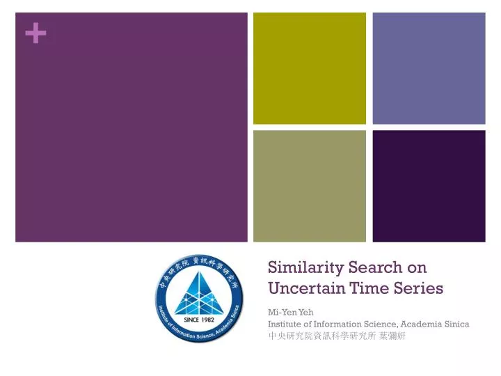 similarity search on uncertain time series