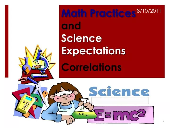 math practices and science expectations