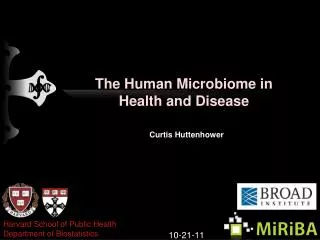 The Human Microbiome in Health and Disease