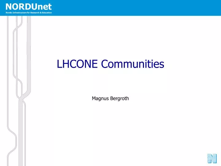lhcone communities