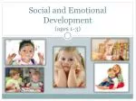 Social and Emotional Development (ages 1-3) - slide 1