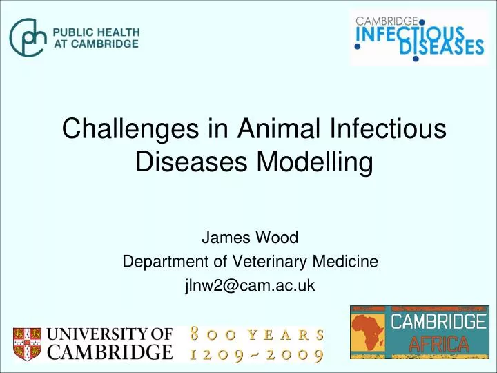challenges in animal infectious diseases modelling