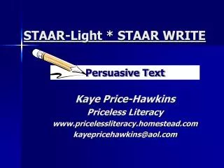 STAAR-Light * STAAR WRITE