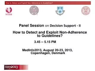 Panel Session on Decision Support - II