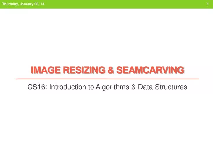 image resizing seamcarving