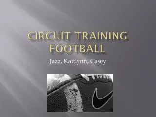 Circuit Training Football