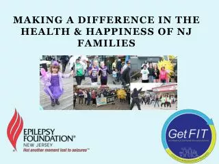 Making a difference in the health &amp; happiness of NJ families