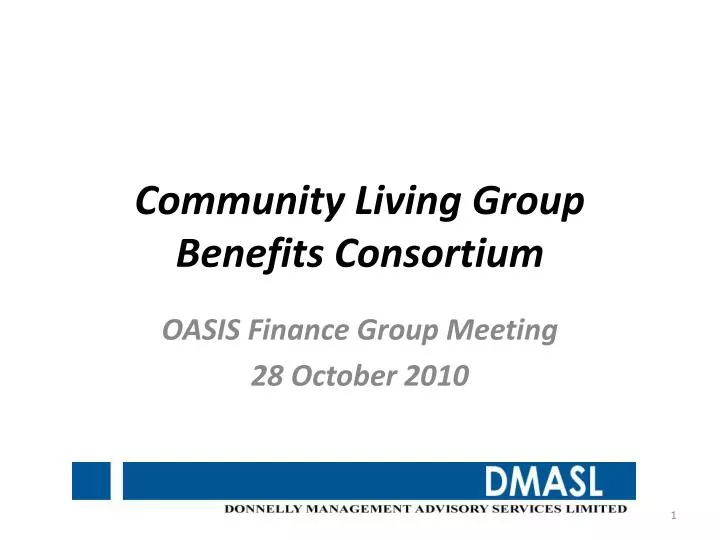 community living group benefits consortium