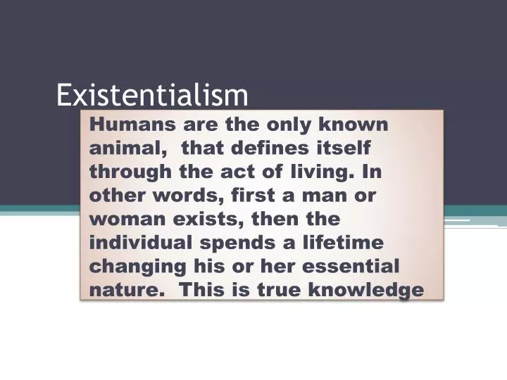 existentialism