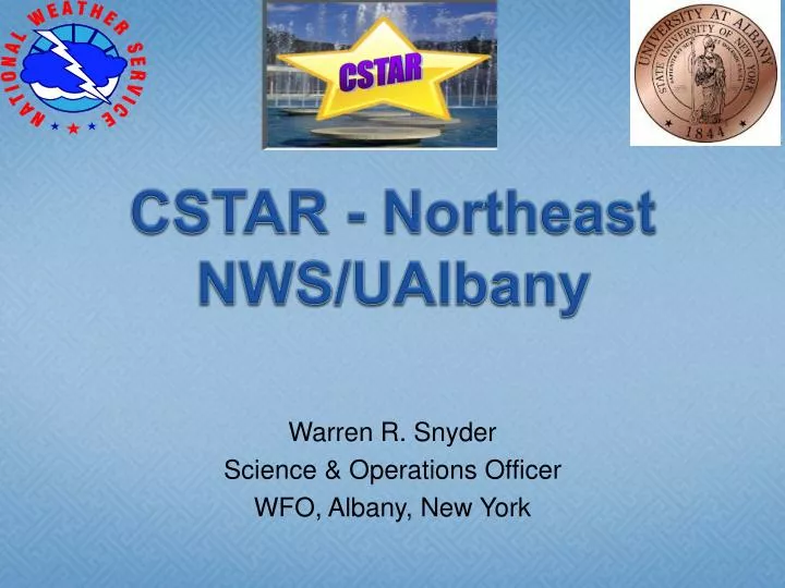 cstar northeast nws ualbany