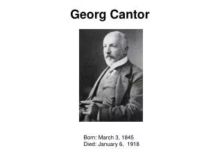 Georg Cantor