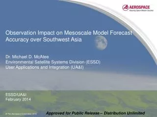 observation impact on mesoscale model forecast accuracy over southwest asia