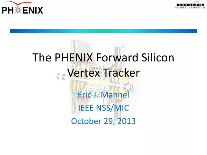 the phenix forward silicon vertex tracker