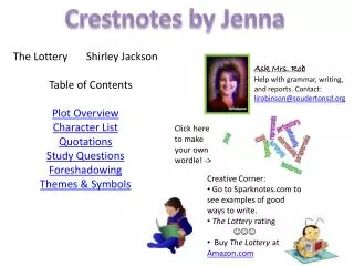 Crestnotes by Jenna