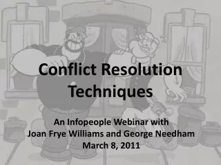 Conflict Resolution Techniques