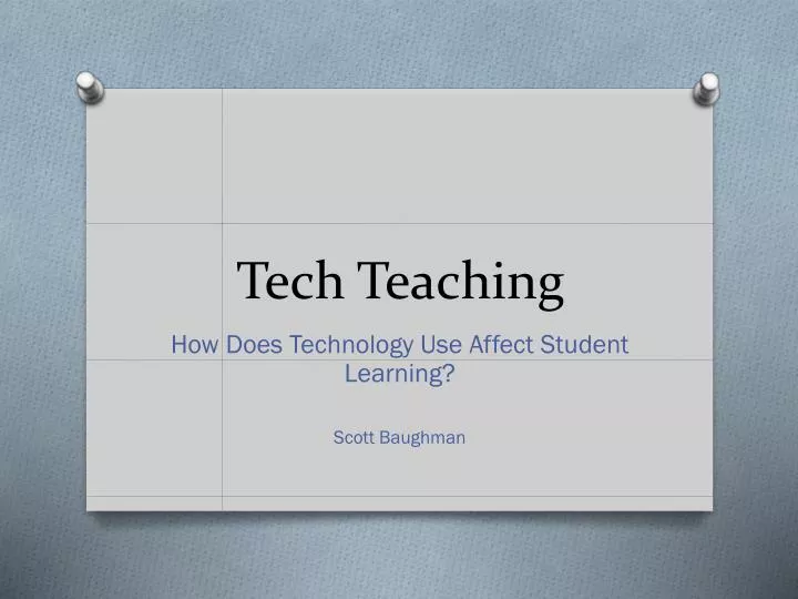 tech teaching