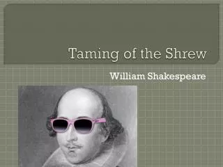taming of the shrew