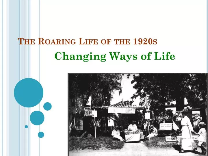 the roaring life of the 1920s