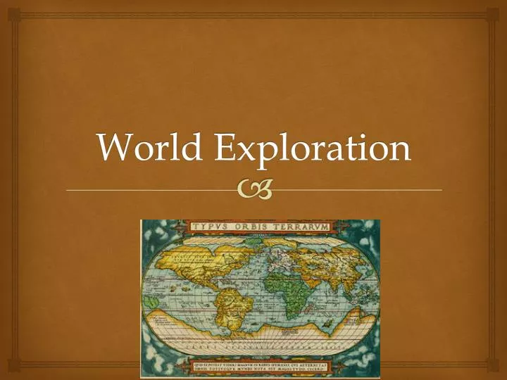 world exploration