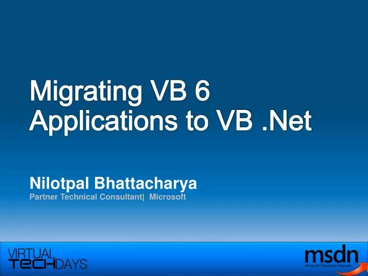 migrating vb 6 applications to vb net