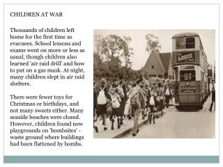 CHILDREN AT WAR