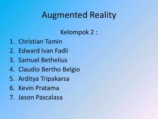 augmented reality