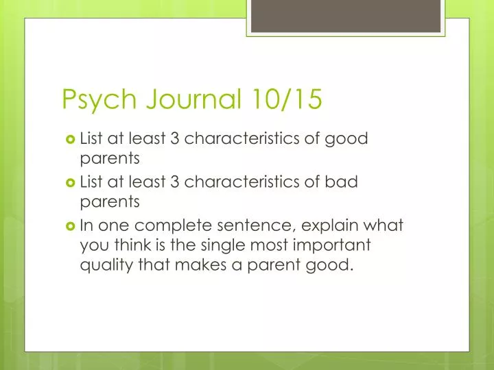 psych journal 10 15