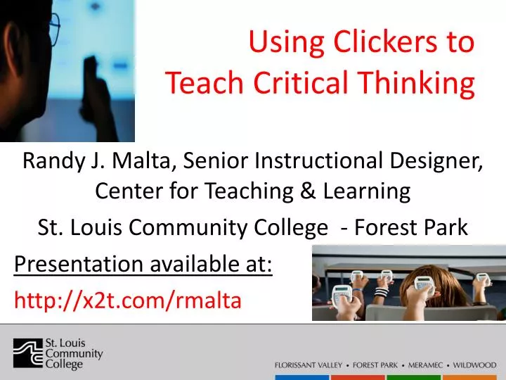 using clickers to teach critical thinking