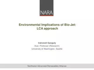 Environmental Implications of Bio-Jet: LCA approach