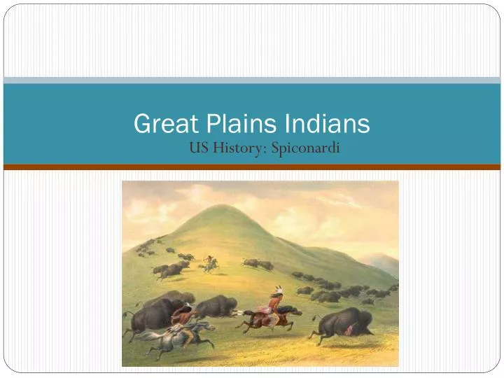 great plains indians