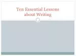 Discovering the Art of Writing: Essential Lessons for Writers - slide 1