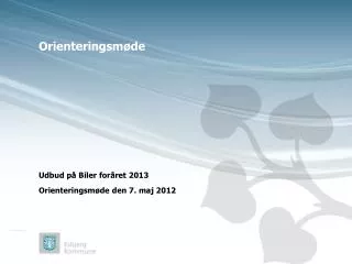 orienteringsm de