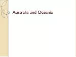 Australia and Oceania