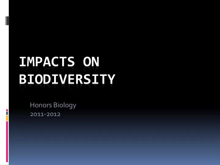 honors biology 2011 2012