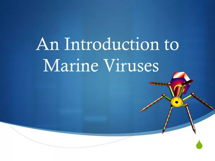 an introduction to marine viruses