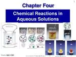 Chemical Reactions in Aqueous Solutions