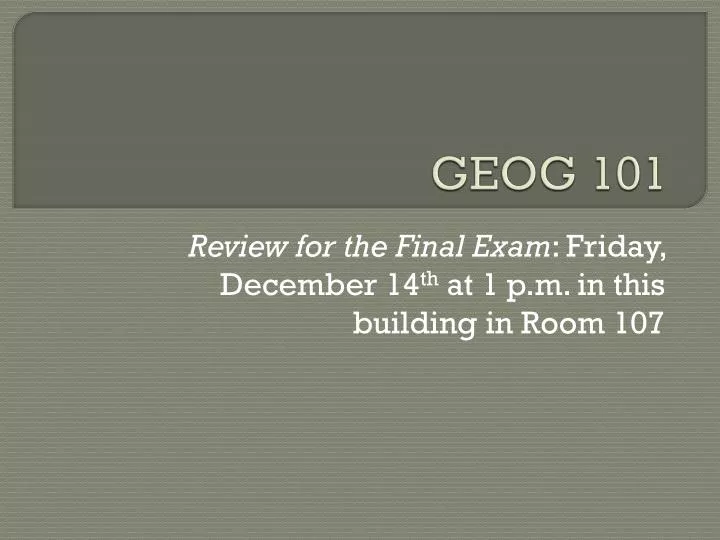 geog 101