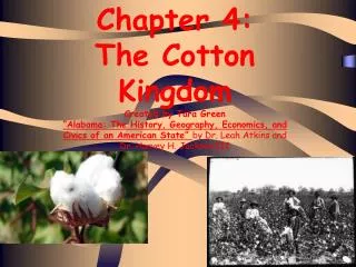 Chapter 4: The Cotton Kingdom Created by Tara Green