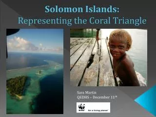 Solomon Islands: Representing the Coral Triangle