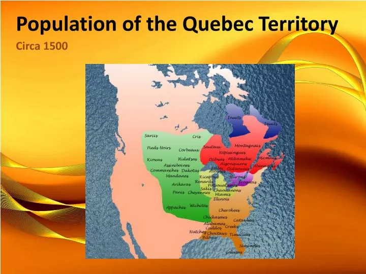 population of the quebec territory