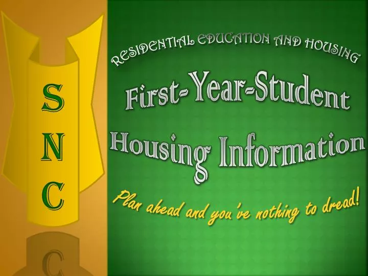 residential education and housing