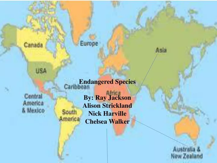 endangered species around the world