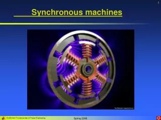 Synchronous machines